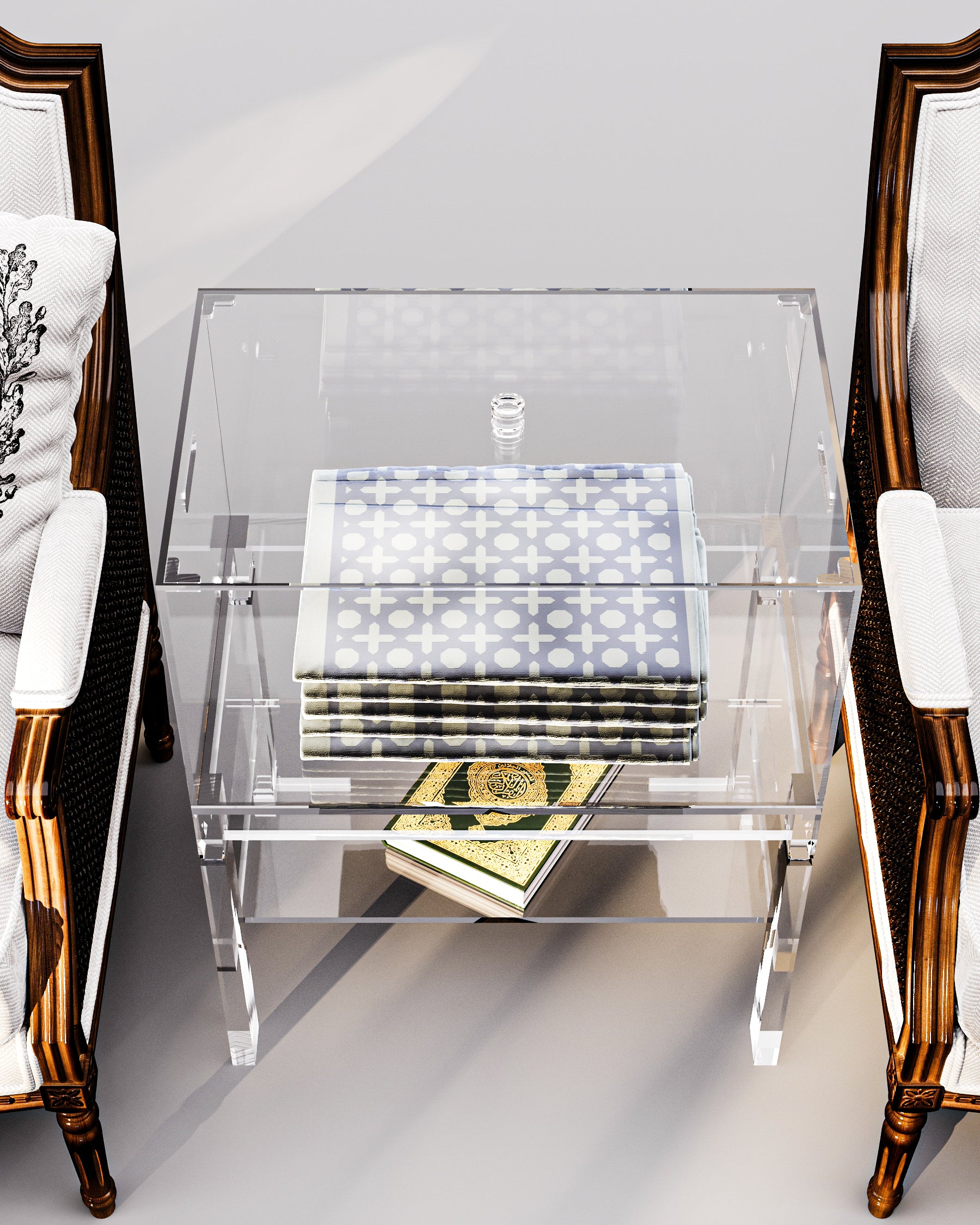 Table With  box Prayer mats