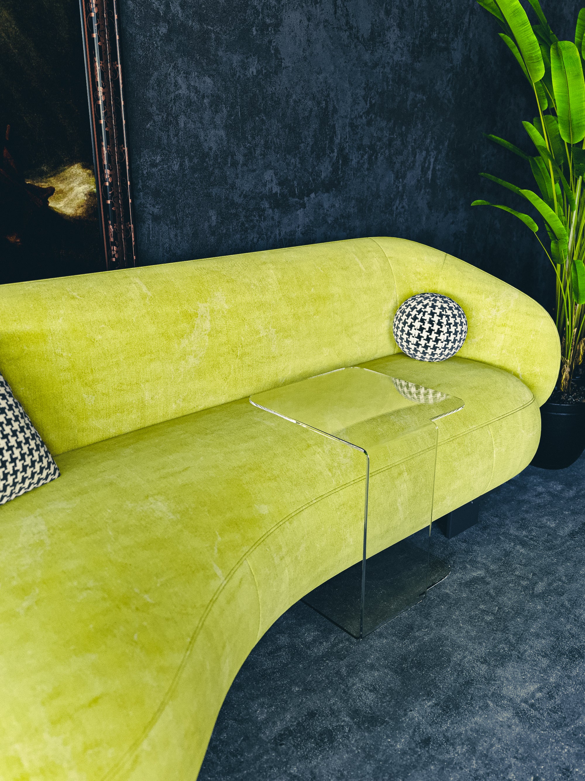 The Lucid Curve Side Table