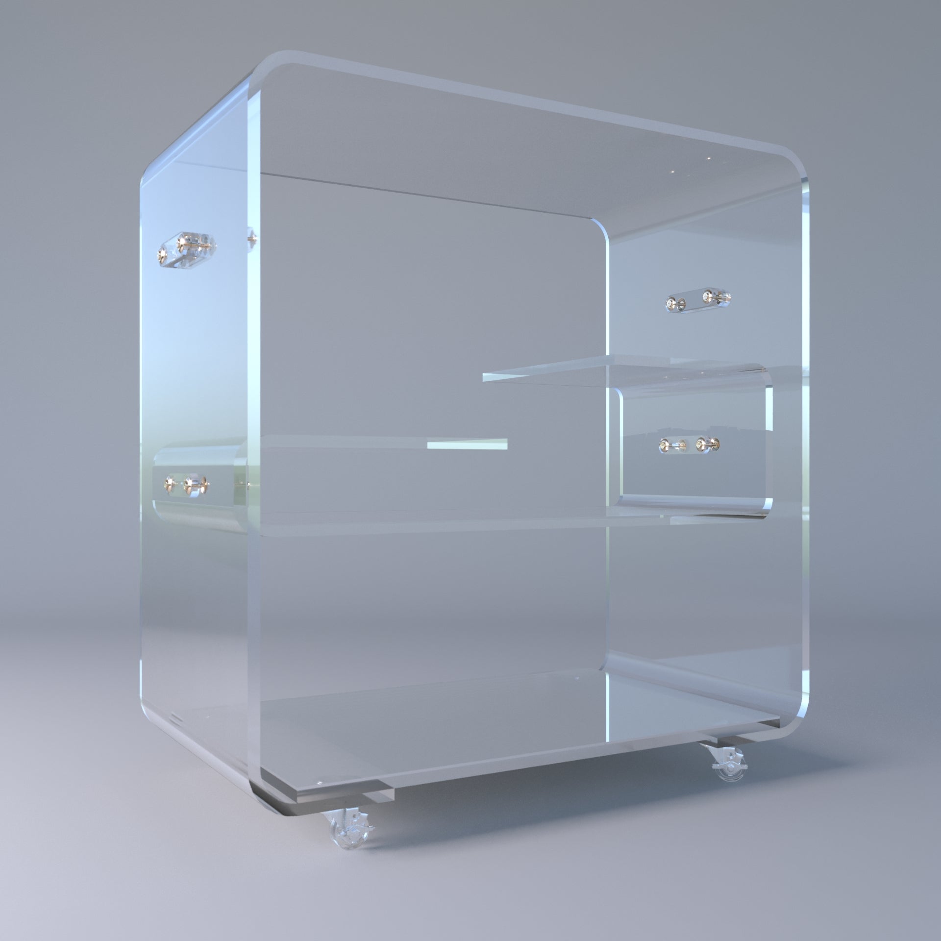PlexiServe Trolley