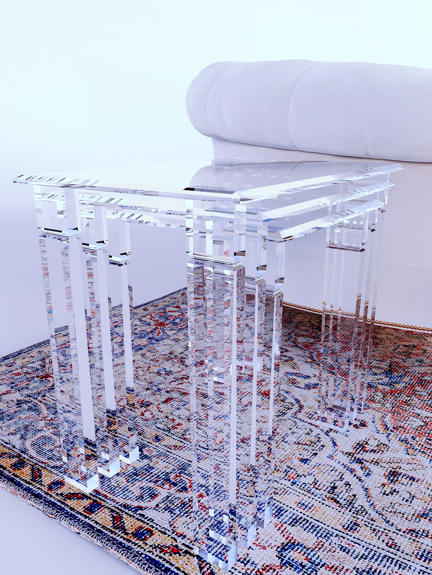 Nesting side tables set