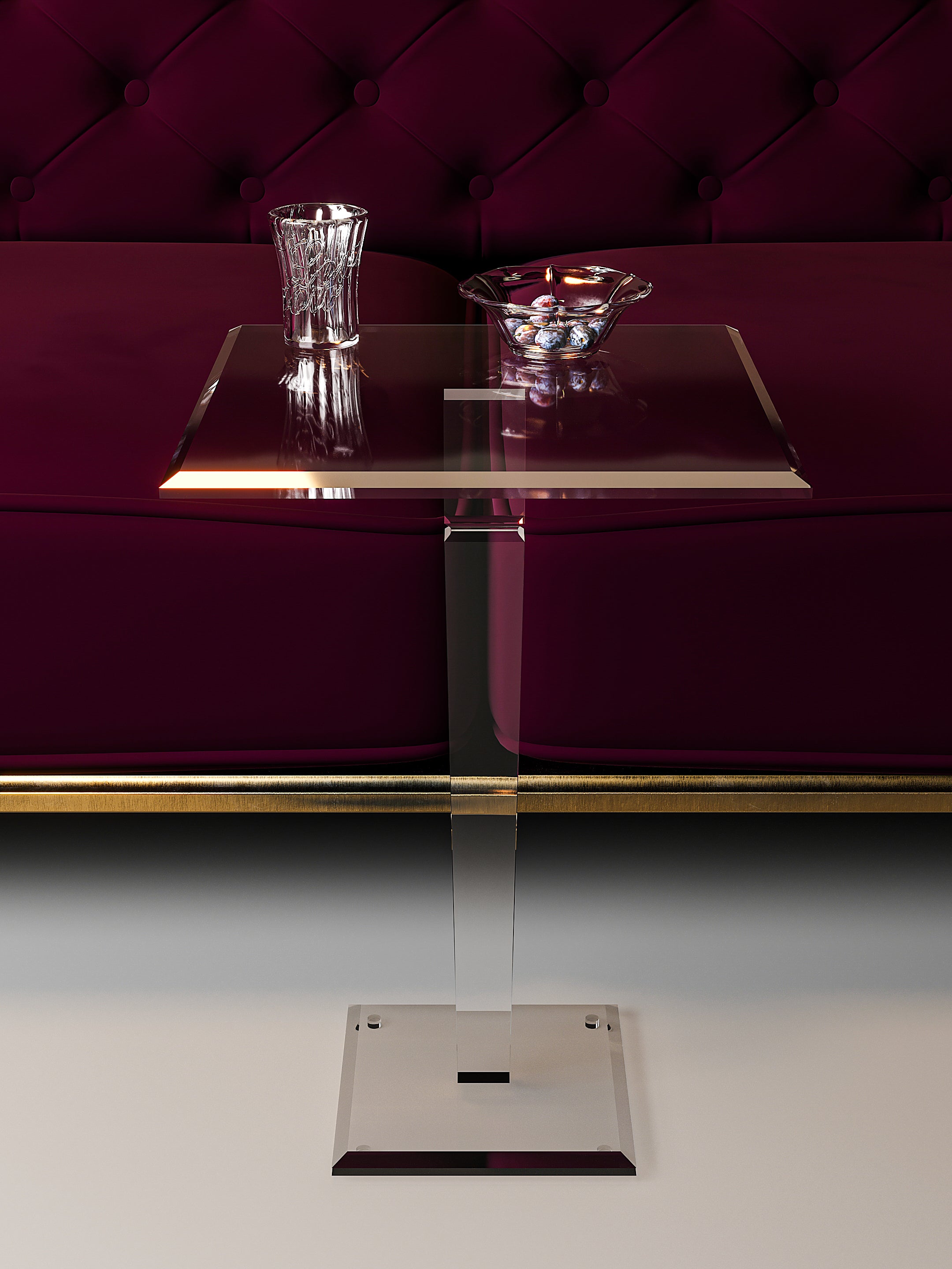 Square Serving Table