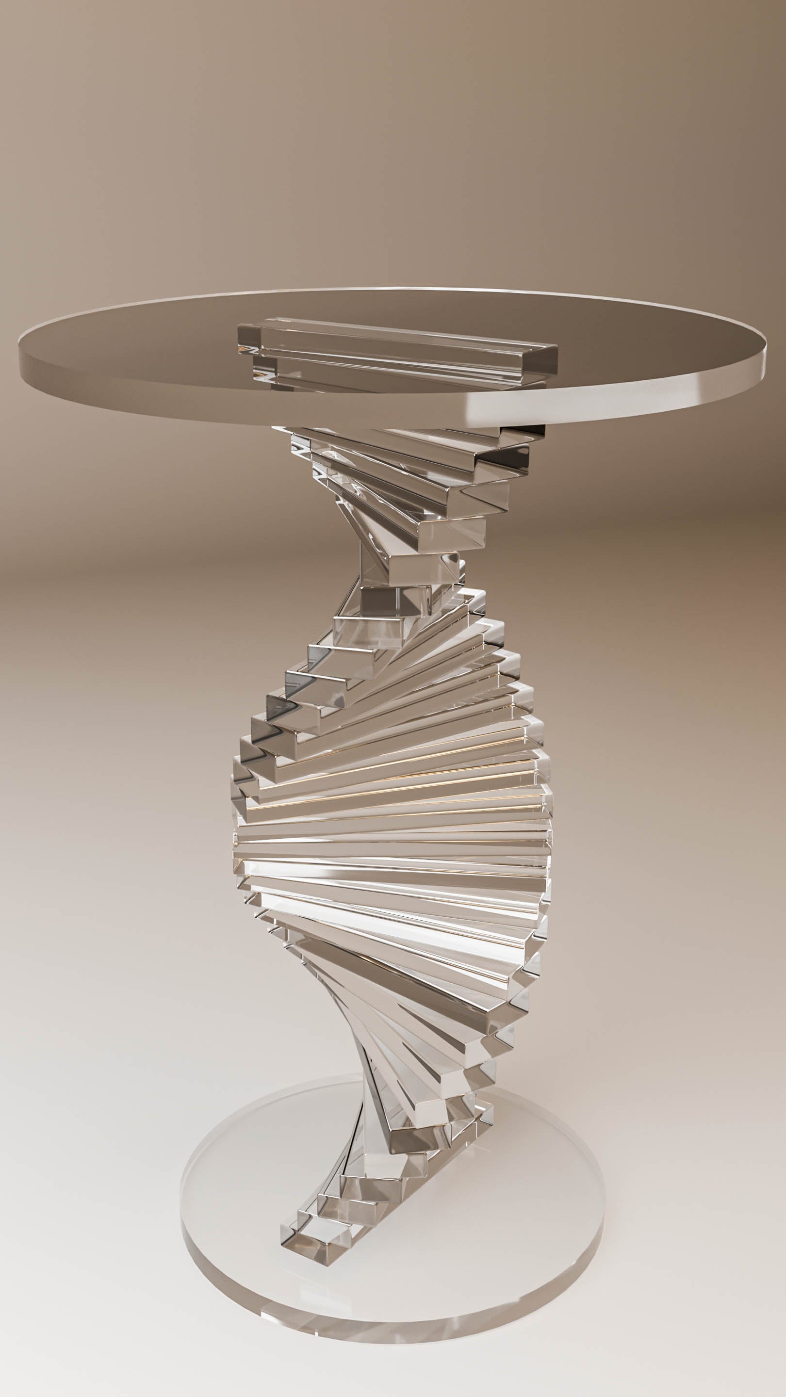 Silo Plexiglass Serving Table