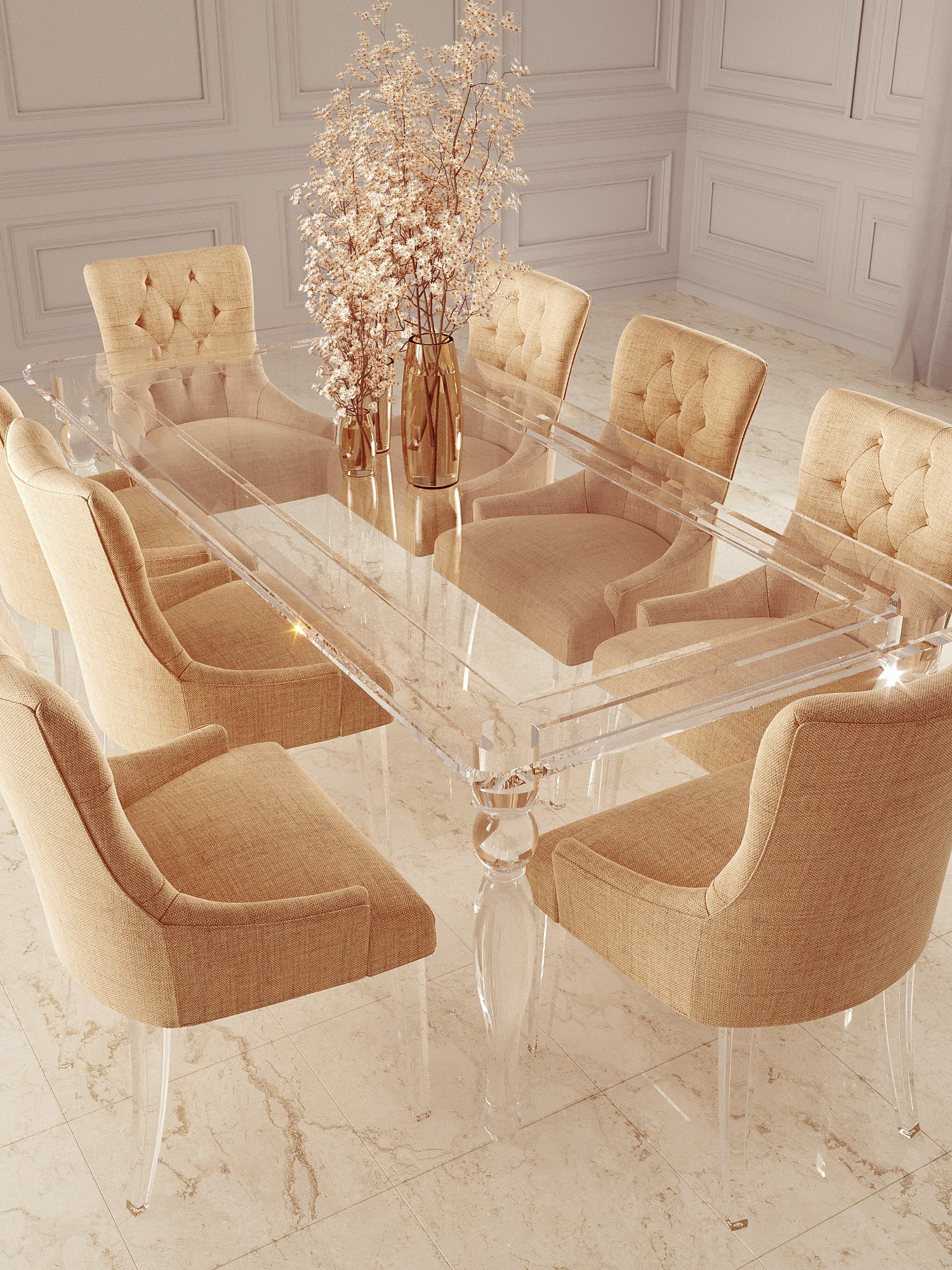 Trasparenza Elegante Dining Table