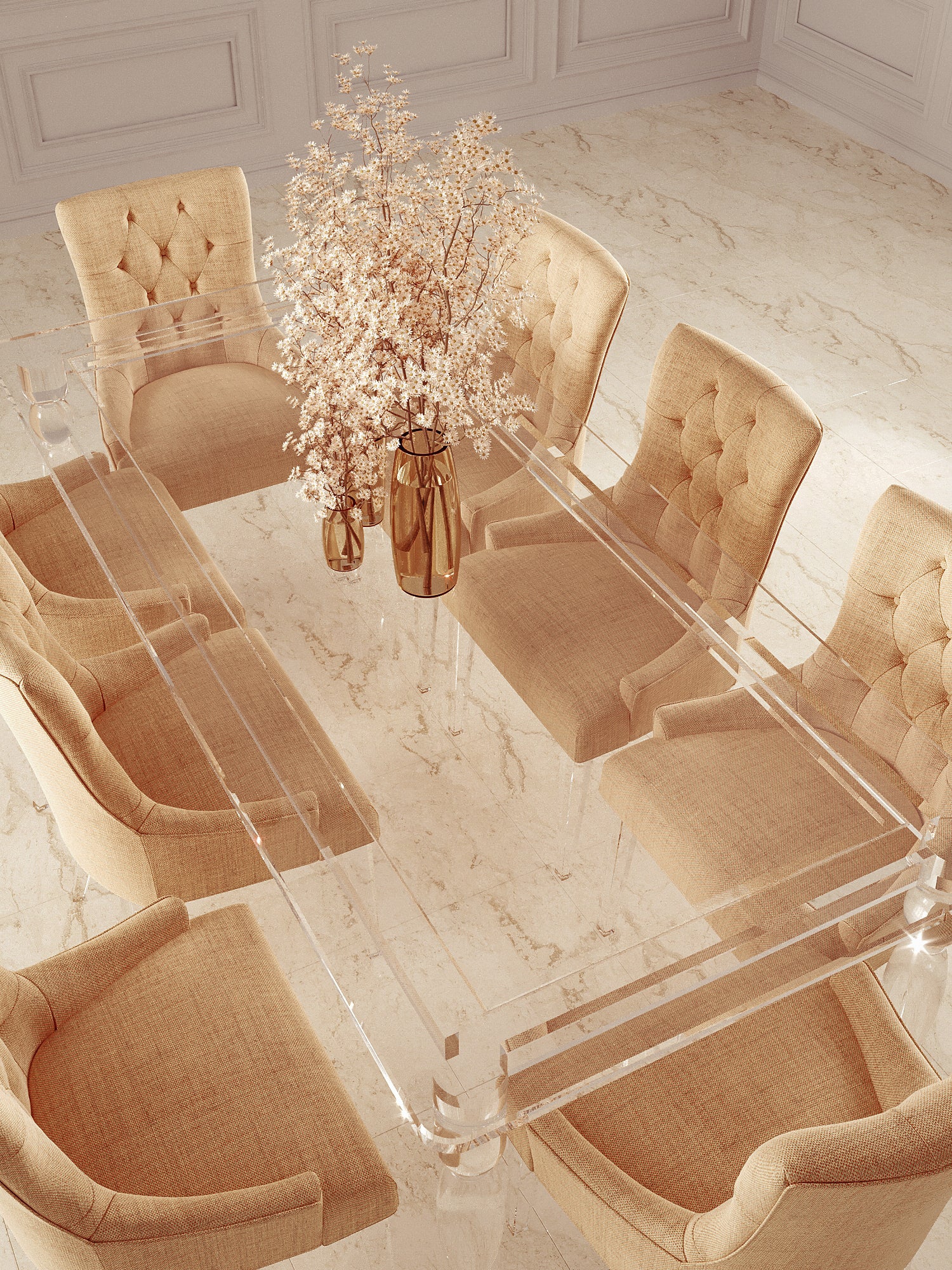 Trasparenza Elegante Dining Table