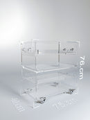 Peekaboo Trolley with Two Removable Trays