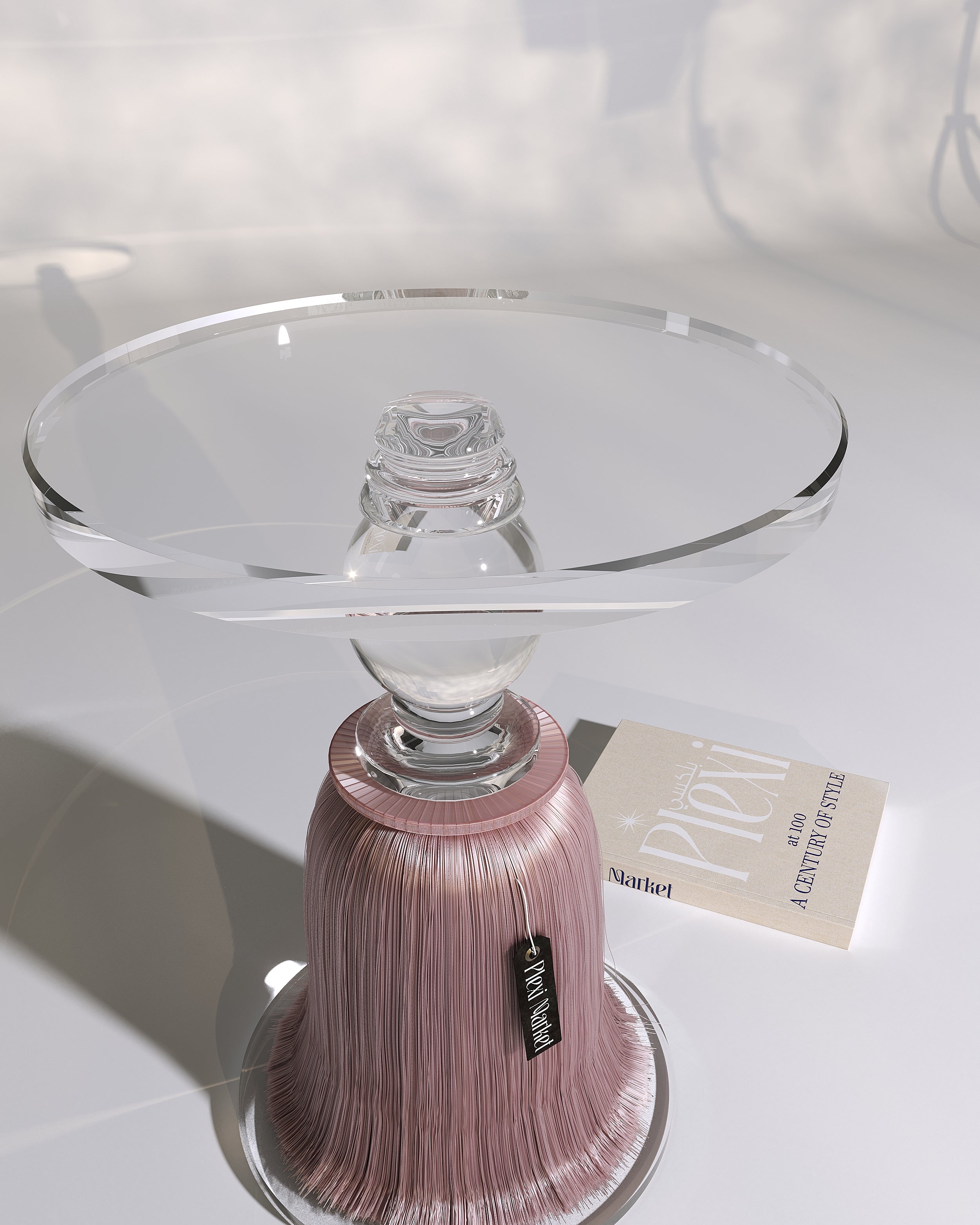 Plexi Tassel Table