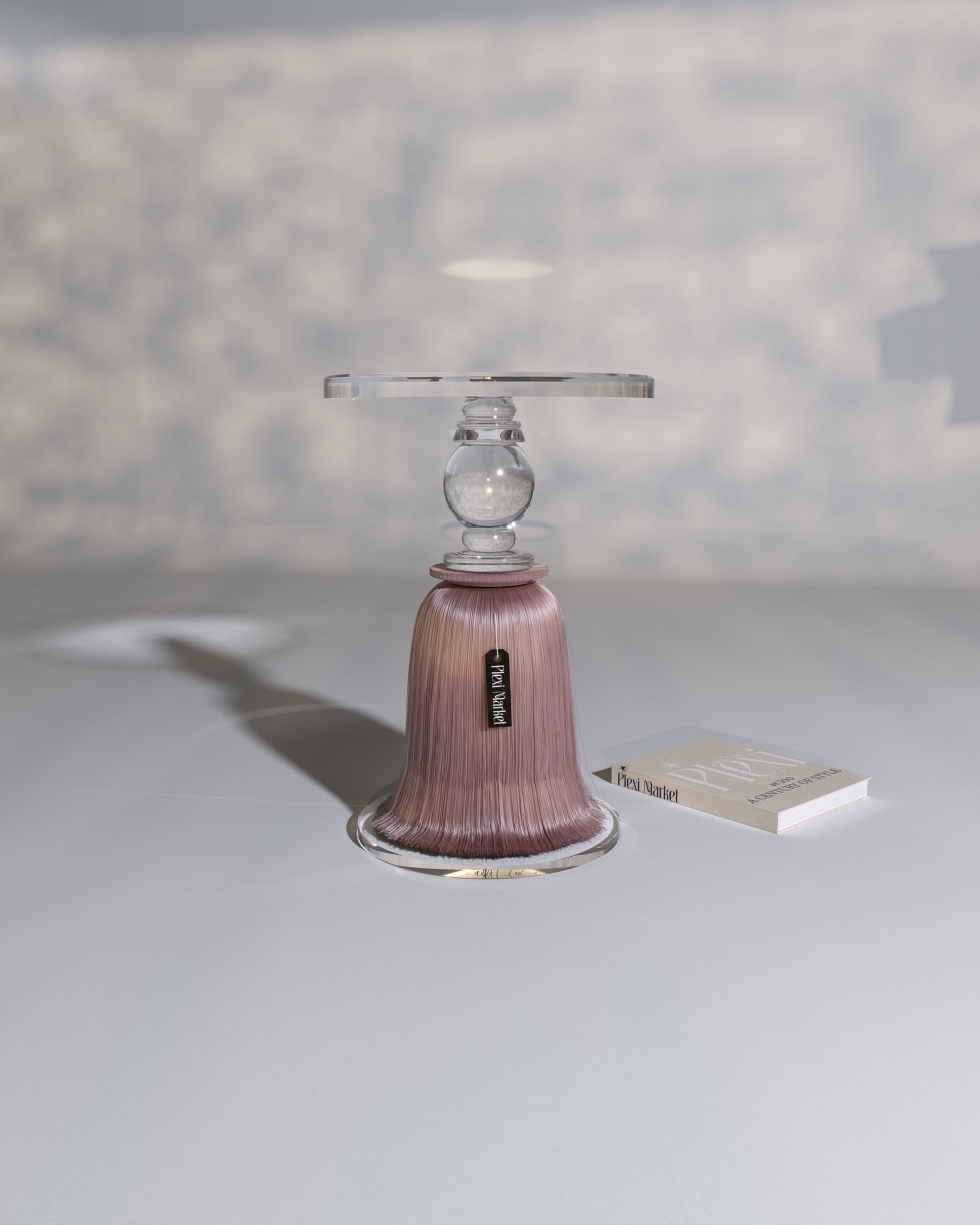 Plexi Tassel Table