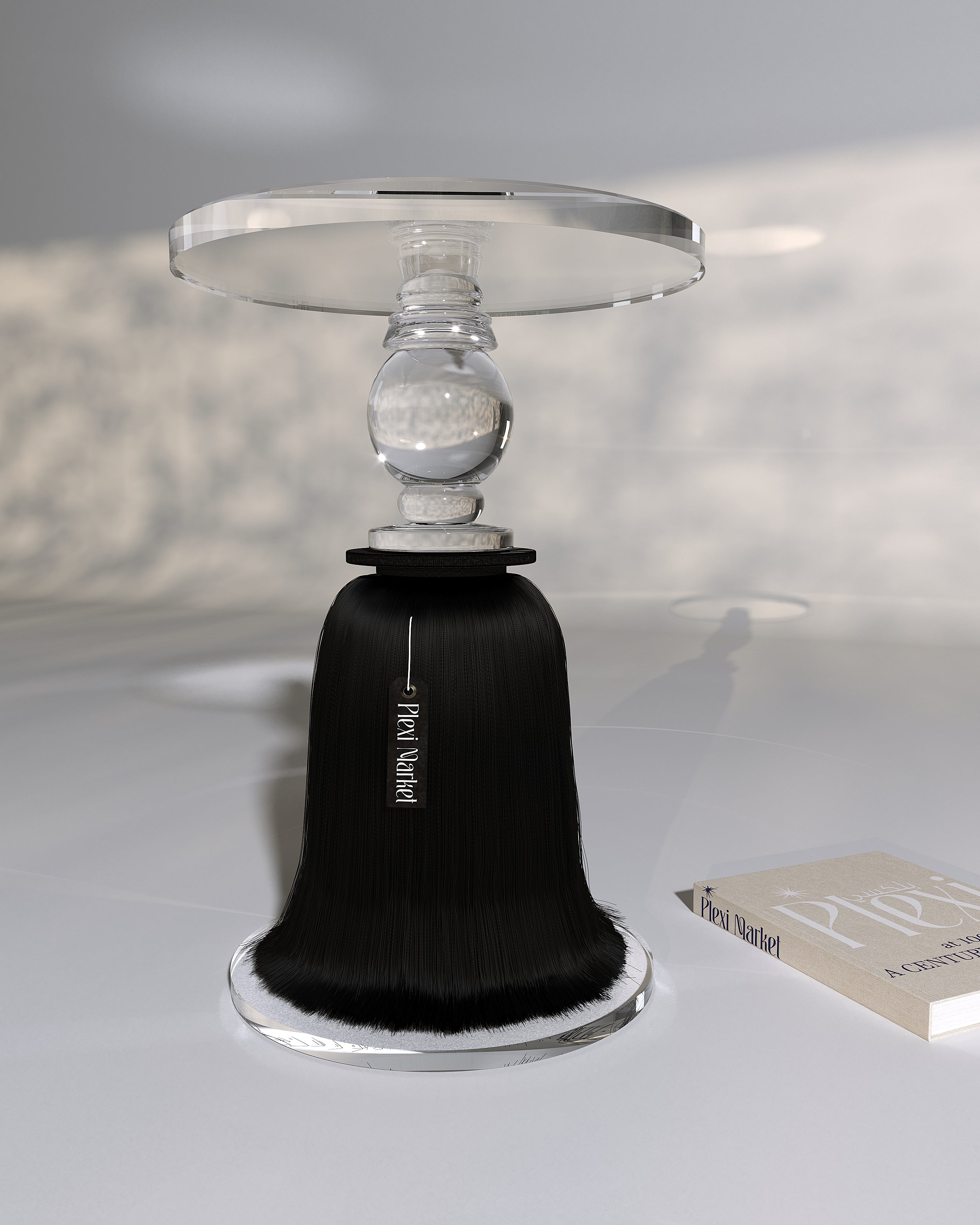 Plexi Tassel Table