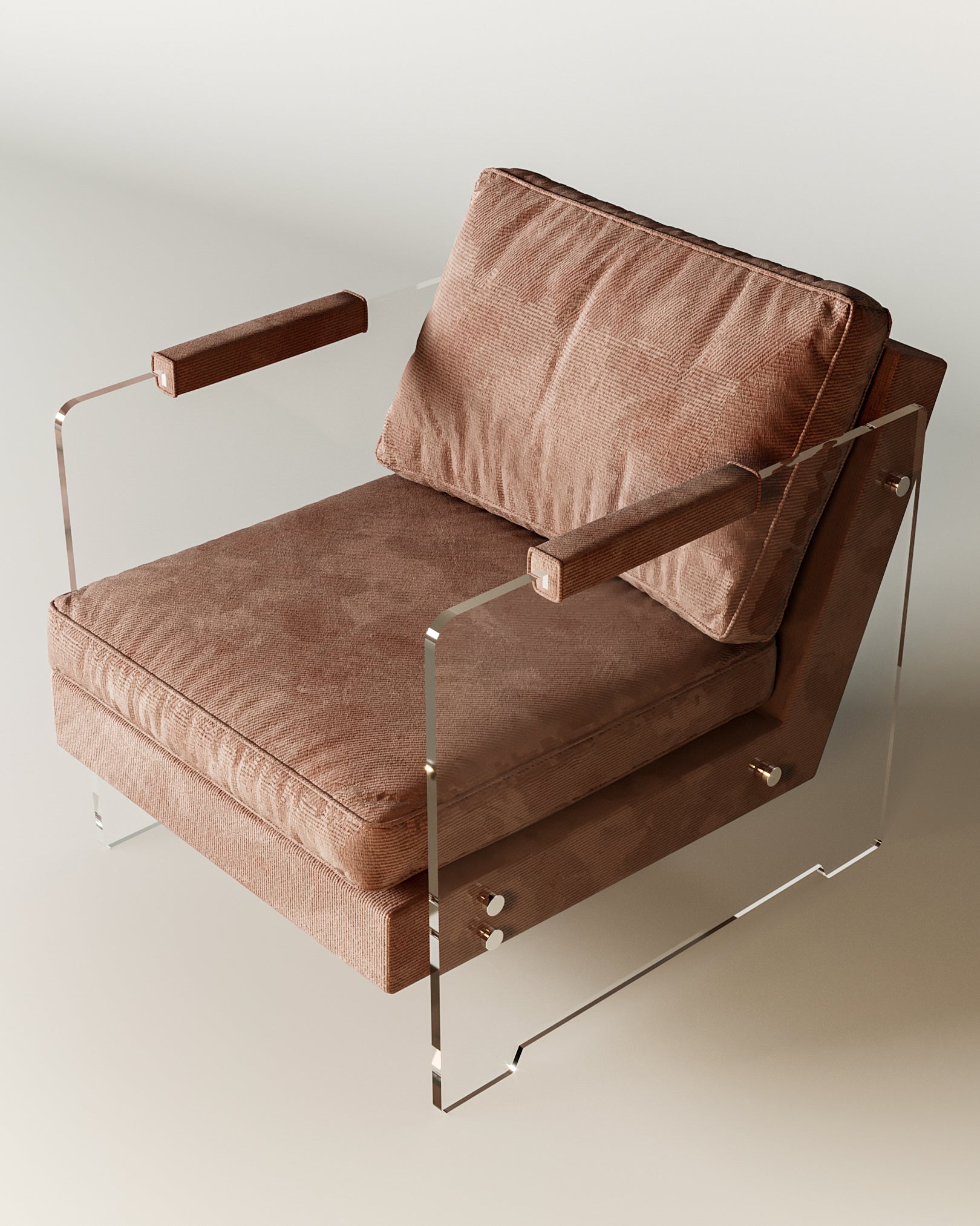 Width : 68cm - Depth : 86cm - Height : 82cm / Orange