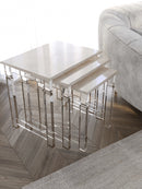 Pearlescent طقم طاولات متداخلة 