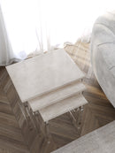 Pearlescent طقم طاولات متداخلة 