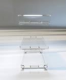 PlexiServe Trolley + additional removable tray