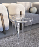 Round cross-base Serving Table