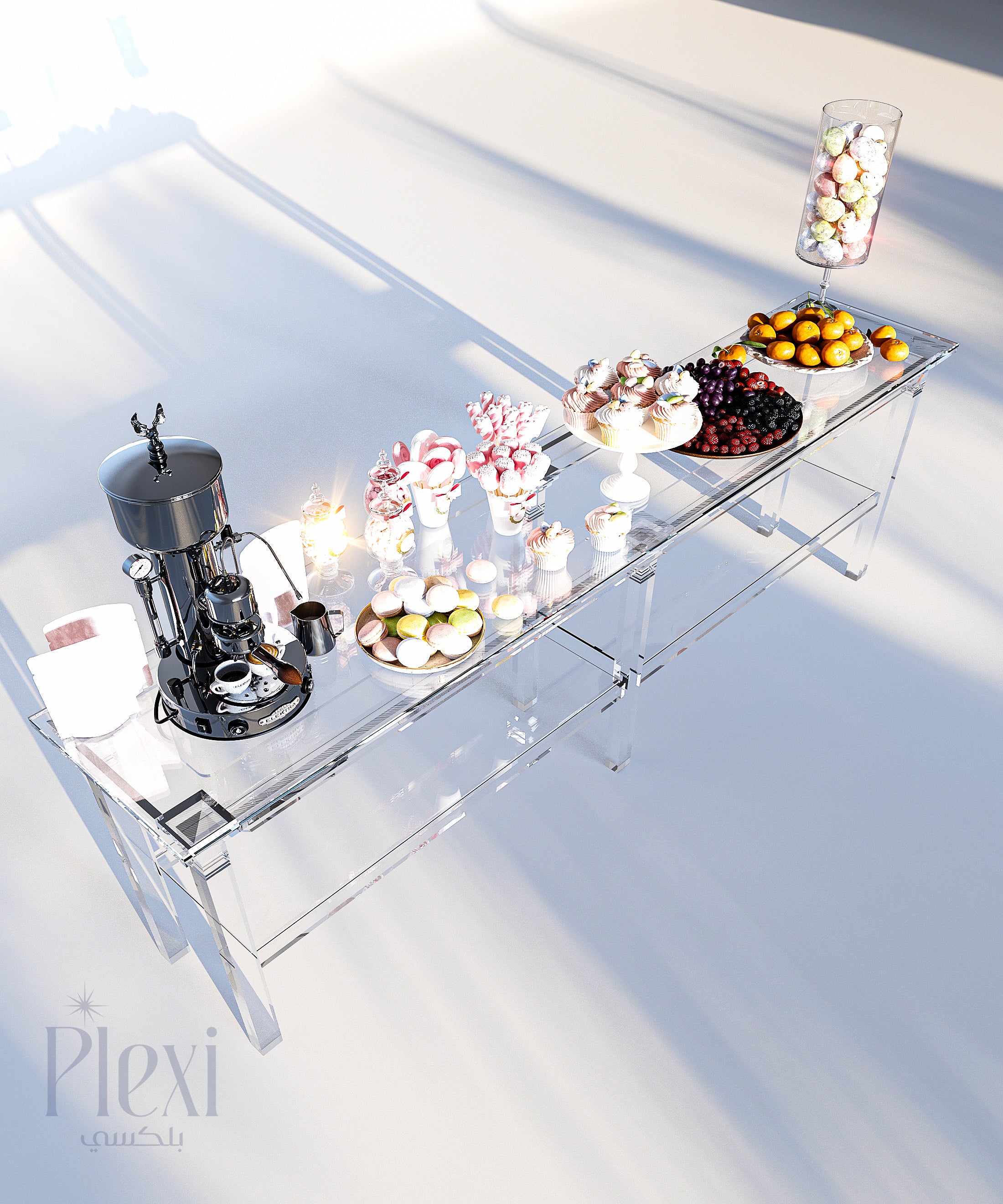 Plexi buffet Table XXXL