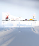 Plexi buffet Table XXXL