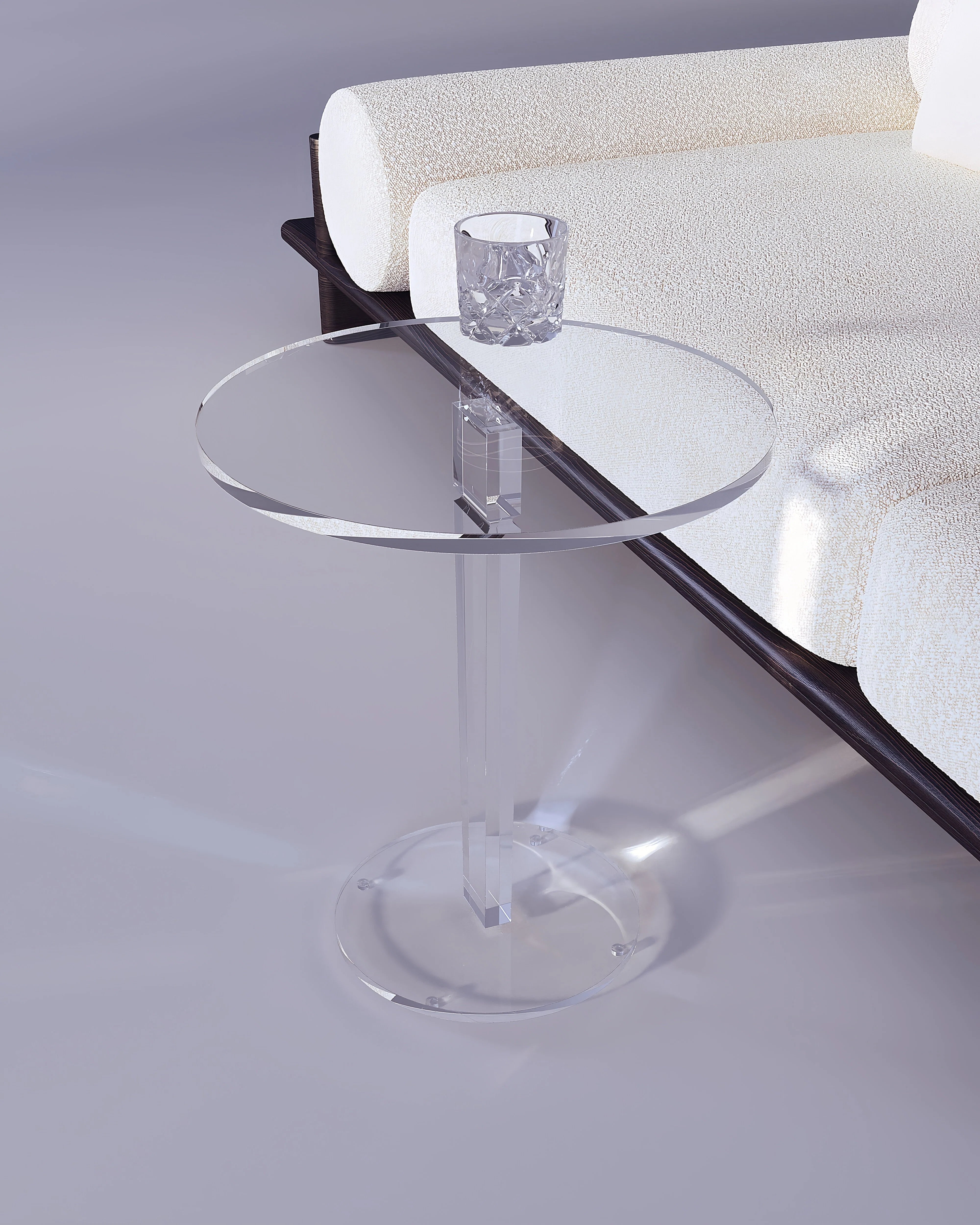 Round Serving Table