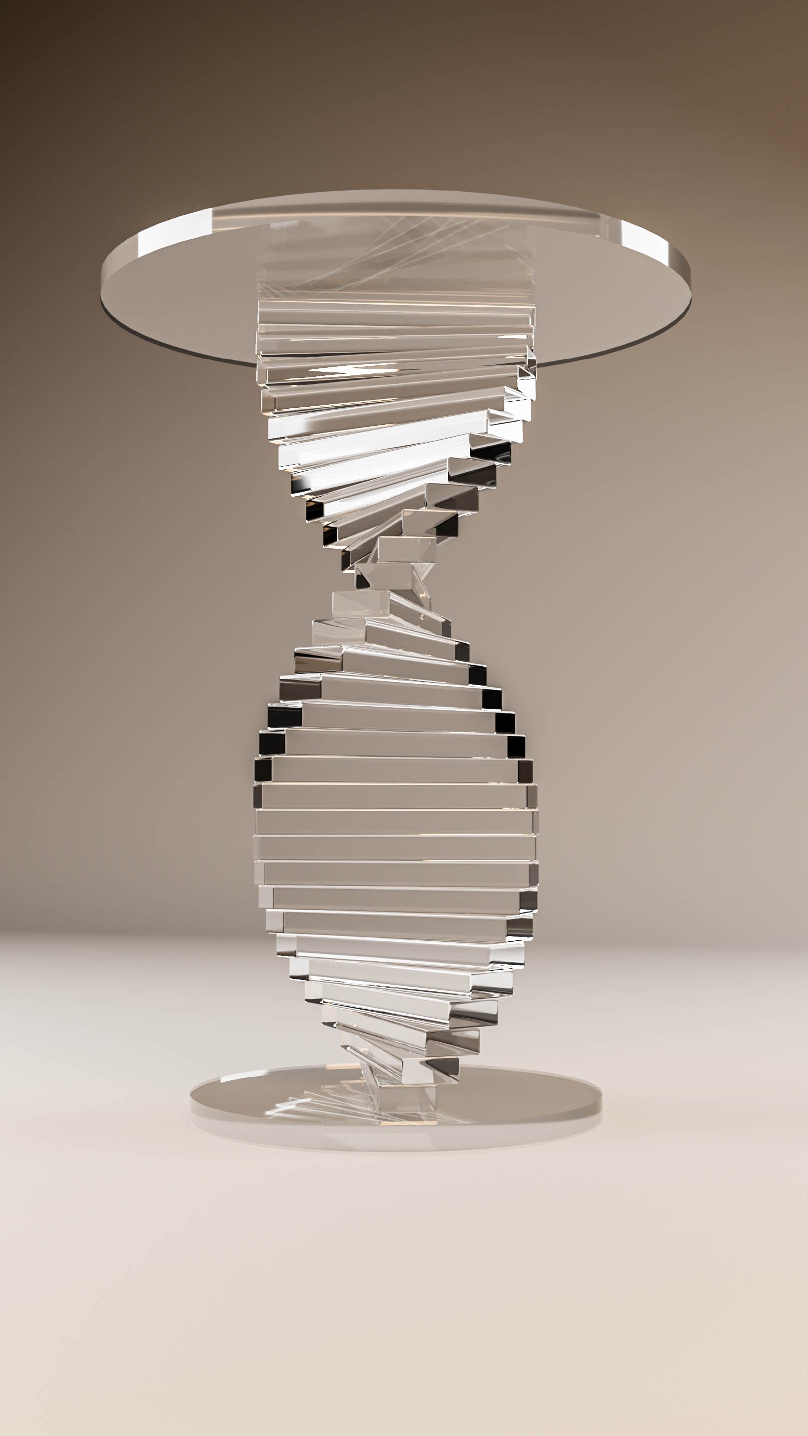 Silo Plexiglass Serving Table