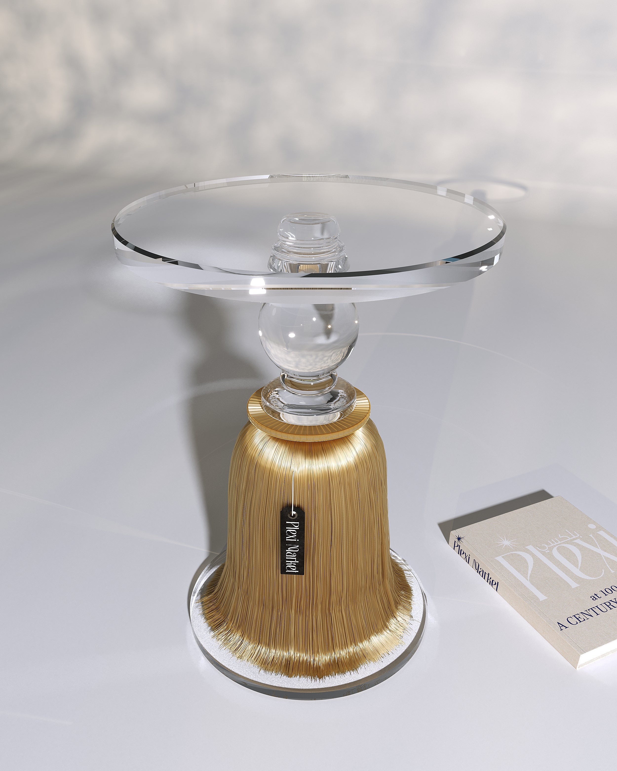 Diameter: 40 cm – Height: 56 cm / Gold