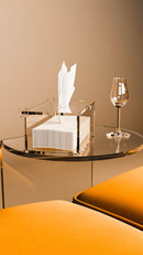 Peekaboo C Top Round Shape Serving Table