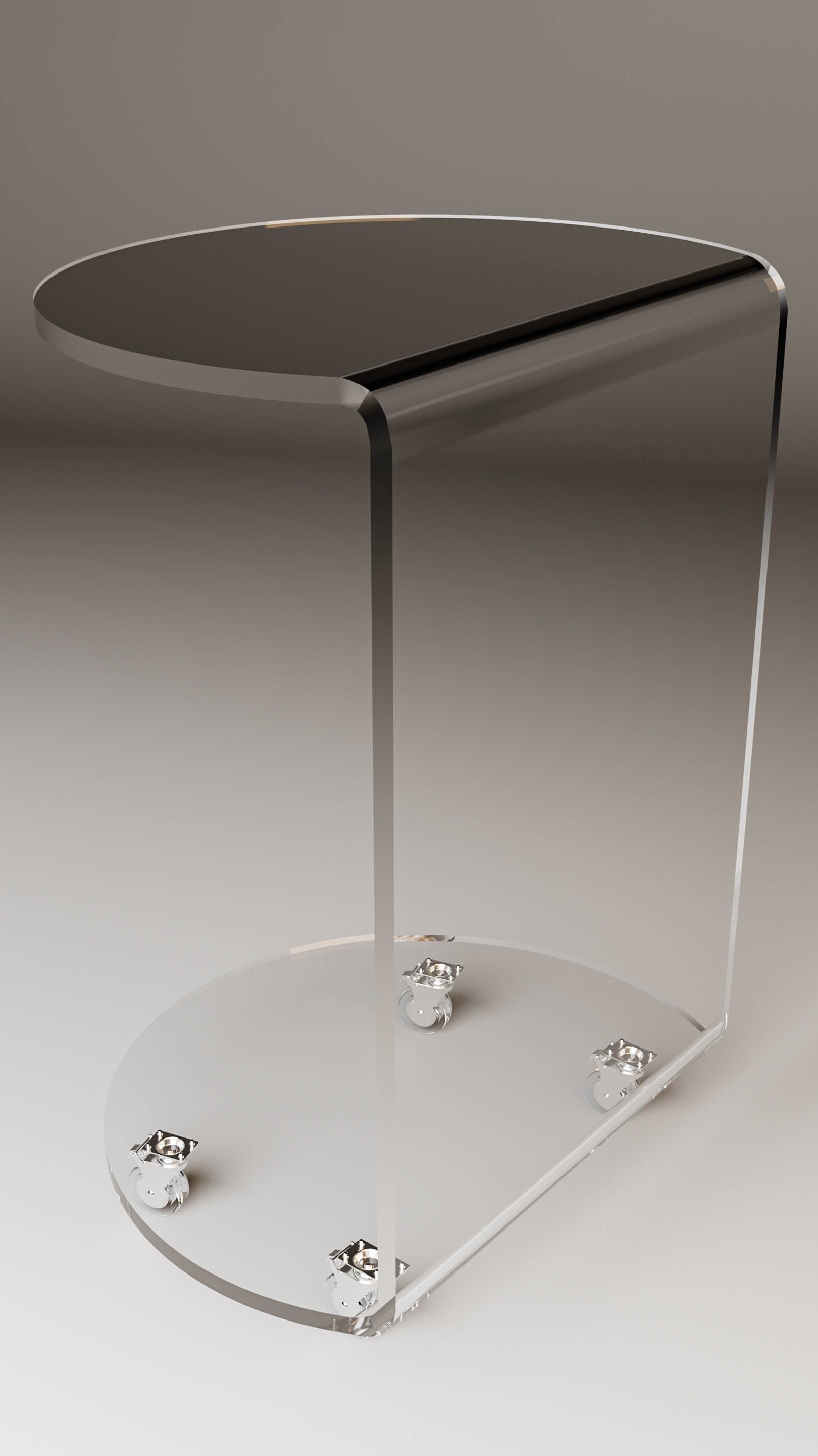 Peekaboo C Top Round Shape Serving Table